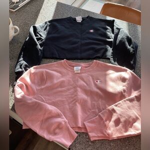Champion crop hoodies - Lot of 2